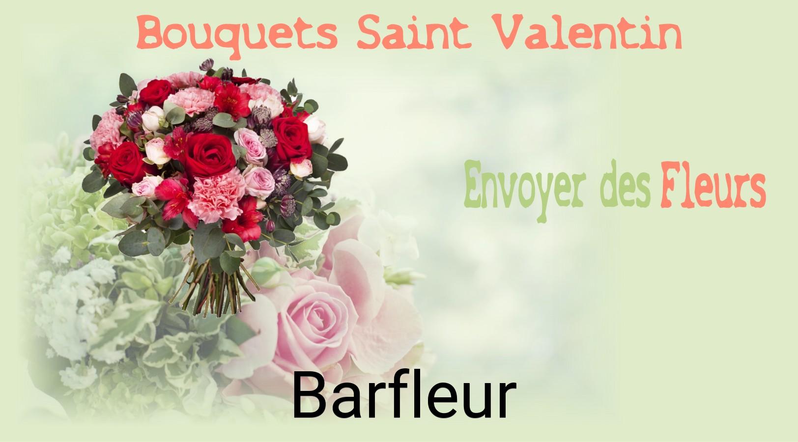 Roses de Saint-Valentin livrées à Barfleur